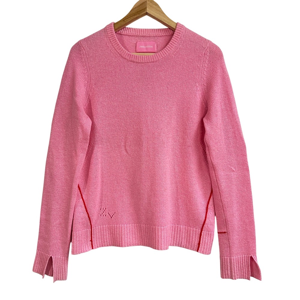 Pink Crew Neck Sweater